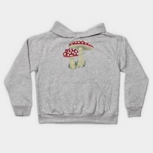 Autumn Mushrooms Kids Hoodie